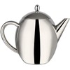 Rosenstein & Söhne Teapot with Strainer: Stainless Steel Teapot with