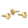 ACCO Brass Paper Fasteners, 1/2", Plated, 1 Box, 100 Fasteners/Box