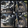 cooideamoto Soft Lowers Chaps Engine Bar Covers Leg Warmers Fit