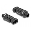 DeLOCK DL4 Solar Connectors à Crimping Male and Female Black