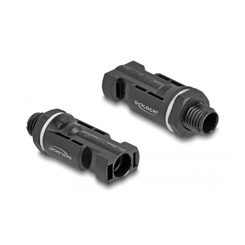 DeLOCK DL4 Solar Connectors à Crimping Male and Female Black