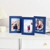 wyooxoo 4x6 Picture Frames Set of 4 Dark blue Solid