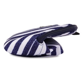 PackIt® Freezable Snack Bag, Seaside Stripe, Built with ECOFREEZE® Technology, Collapsible, Reusable, Zip Closure, Designed For Keeping Snacks Fresh On the Go