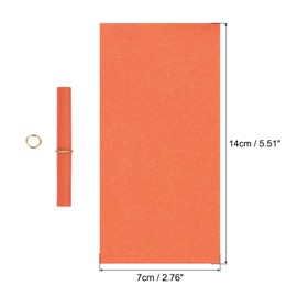 MECCANIXITY Mini Vintage Message Paper Scrolls, 48Pcs 7x14cm Random Valentine Message Paper, Lucky Wish Paper for Party Birthday