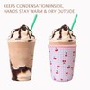 Reusable Insulated Neoprene Iced Coffee Cup Sleeve, Durable Drink Sleeve