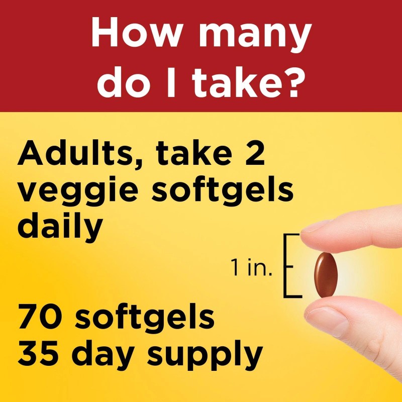 Nature Made Algae Omega 3 540 mg Softgels Plant Based