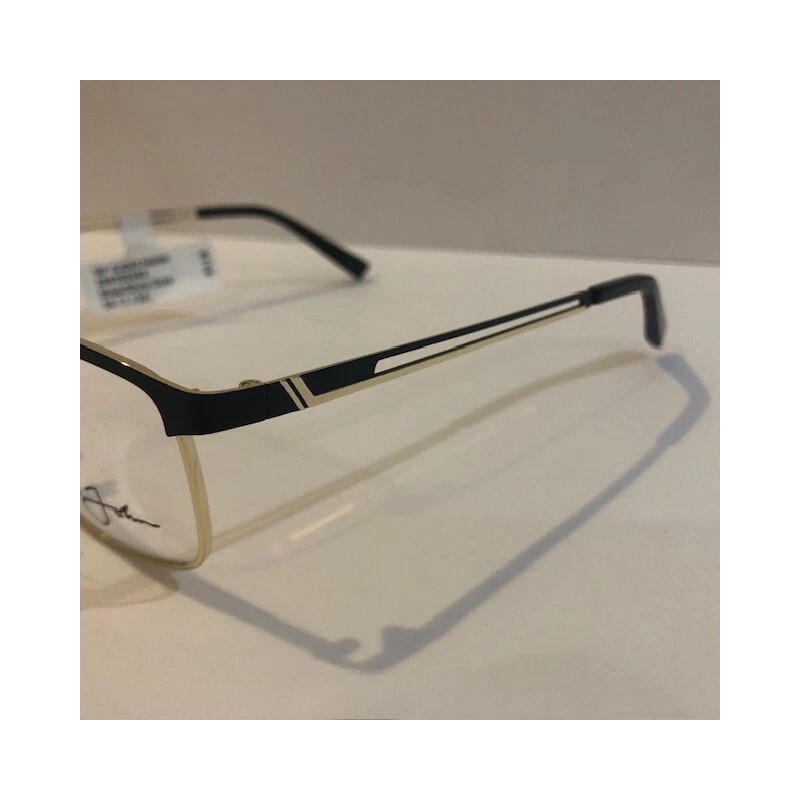 Sean John SJO5134 Black/Shiny Gold Eyeglass Frames 56-17-150