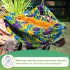 kathson Soft Bearded Dragon Hammock Double-Layered Reptiles Hammock Swing Hanging