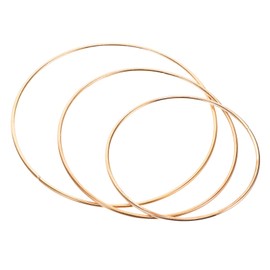 BESPORTBLE 3pcs Baroque Crown Base Round Bottom Headdress Making Stand for Bridal Headwear DIY Classic Design Hair Jewelry Organizer Craft Accessories