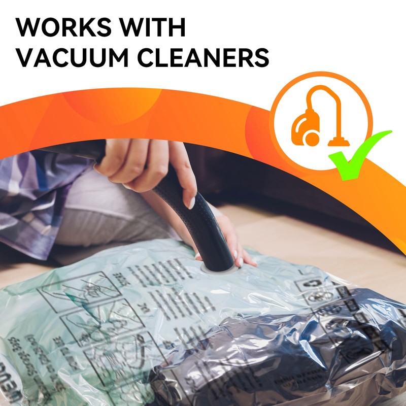 [2024 NEW] Vacuum Storage Bags (10 Large) | Space Saver