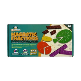 Channie’s Magnetic Fraction Tiles Set, 156-Piece Hands-On Math Learning Tool for Kids, Visual Fraction Manipulatives for Whiteboards & Magnetic Surfaces, Homeschool & Classroom Educational Supplies