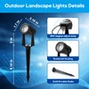 ZYAN Low Voltage Landscape Spotlights LED Landscape Lighting with Sensor,