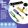 TENFLY Solfeggio Tuning Fork Set - 10 Tuning Forks for