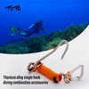 TITO Scuba Diving Titanium Alloy Diving Hook Reef Drift Hooks