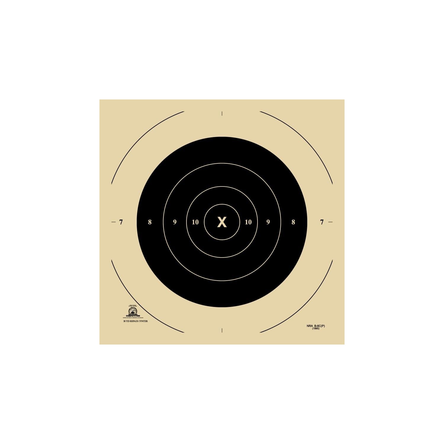 Shooting Range Practice Targets NRA Official B-8C Target Repair Centers ...