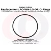 Captain O-Ring AO-WH-LG-OR, PS-WHL-ORG O-Rings for AO Smith AO-WH-PREL, PS-WHL-H