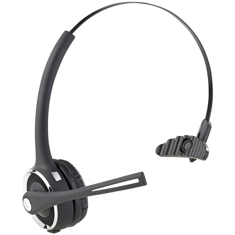 Callstel PC Headset: Profi-Mono-Headset mit Bluetooth, Geräuschunterdrückung, 15-Std.-Akku (Headset schnurlos,