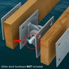 Floating Dock Hinge Connector Pin, 3-1/4" x 3/4" - Heavy-Duty