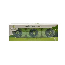 Gift Set with Three Tablets Canary Aloe Vera Soap 3 x 100 g Tabaibaloe
