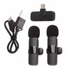 Wireless Lavalier Microphone Mini Plug and Play Live Stream Recording