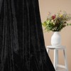 Black Velvet Fabric 63 Inch Wide, Stretch Velvet Fabric by