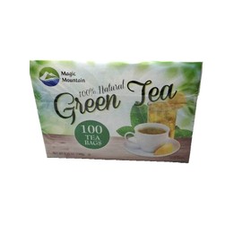 magic mountain Lot of 2 Pack Magic Mountain 100 Natural Green Tea-200 tea bags  Exp 01/26