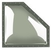 RecPro RV Skylight Cover Bubble (24" x 12") | Angled