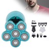 Electric Razor Set USB Rechargeable Waterproof Multifunctional 6 in 1