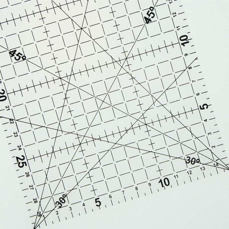 SUPERTOOL Quilting Ruler 1 Piece Patchwork Ruler 30x15cm High Quality
