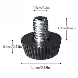 Pack of 24 Adjustable Furniture Feet, Adjustable Foot M6 x 10 x 15 mm, Household Furniture Levelling Feet, Protection for Flooring, Suitable for Office Furniture, Industrial Machinery and Home Use