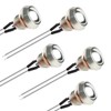 Zoyseay 12mm Mini Push Button Switch Push On/Off Silver or