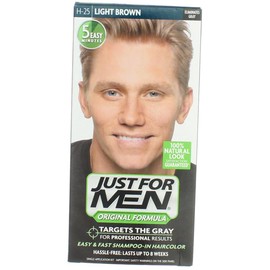 Just For Men Original Formula Easy Lather-In Haircolor H-25 Light Brown Kit