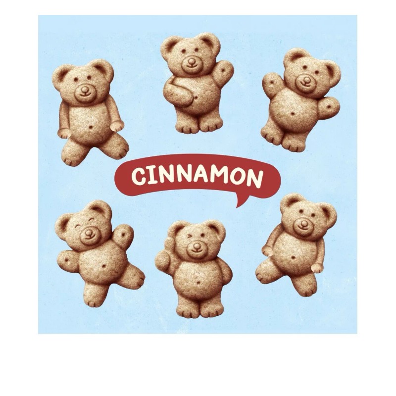 Nabisco Teddy Grahams Cinnamon Graham Snacks Bear Cookies 10oz Carton
