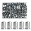 Set of 100 Rivet Nuts Assortment, Rivet Nuts M8, Blind
