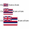 Pack of 10 Flag Stickers Hawaii Set | Sticker Hawaii