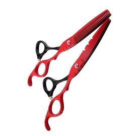 FOMIYES 2PCS Premium Hairdressing Scissors Barber Shears Thinning Shears for Home Salon Use Resistant Hair Cutting Tools
