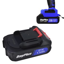 Qimu 21V Lithium Battery 1.5Ah Capacity Rechargeable Battery 21V Cordless Reciprocating Saw,Chainsaw Battery