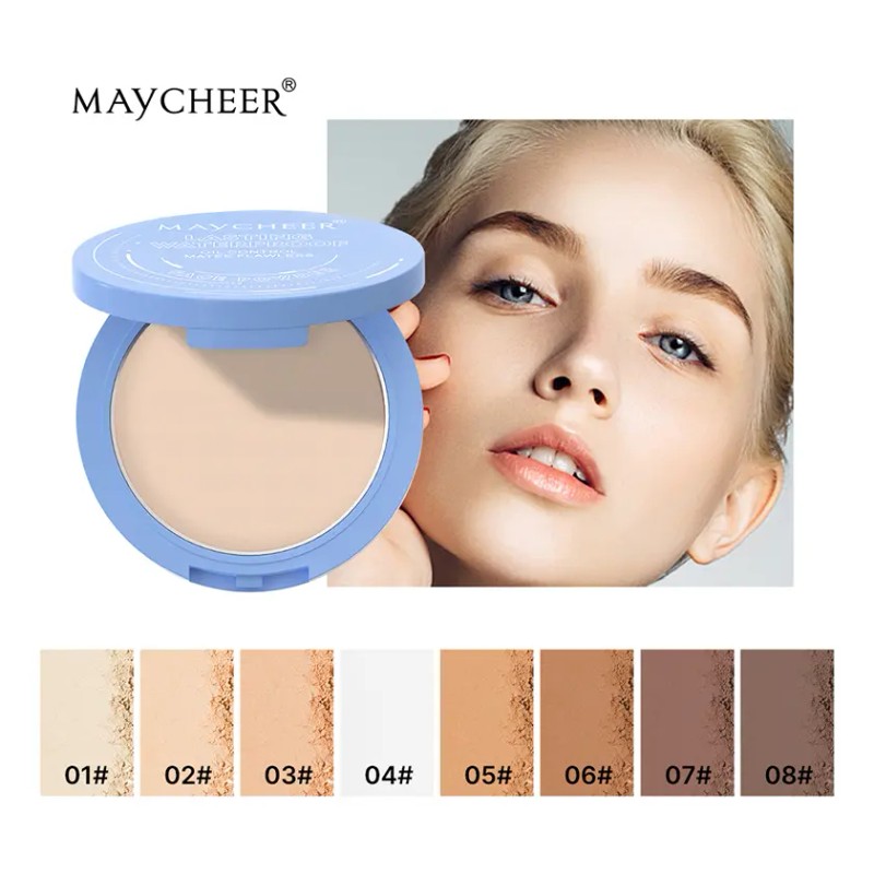 Base Maquillaje Polvo Compact Fijador Mate