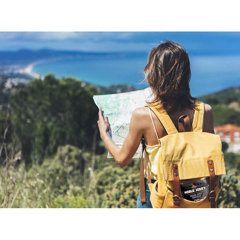 Noble Jerky – Vegan Jerky, Plant-Based High Protein Snack, Vegetarian,
