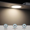 TORCHSTAR Basic Series 12-Pack 6 Inch Ultra-Thin LED Recessed Lighting