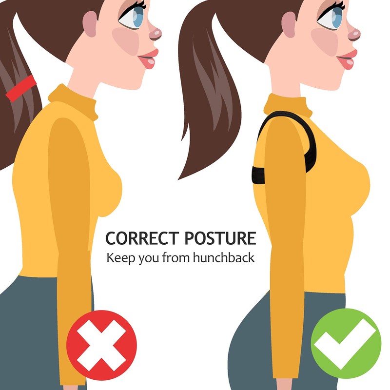 riijk Back Straightener for Children 65-85 cm Chest Circumference Posture