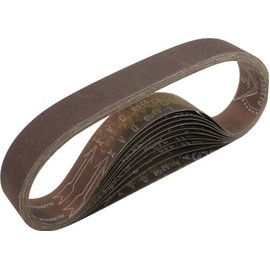 Makita 742303-3 1-1/8-Inch x 21-Inch Abrasive Sanding Belts - 80 Grit (10pk)