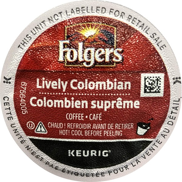 Folgers Gourmet Selections Lively Colombian Coffee K-Cups, 24 Count (Pack of 4) - Packaging May Vary