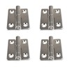 4Pcs 2-inch Long Steel Small Slip Joint Hinge,Lift Off Door