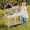 ROBUD Wooden Outdoor Play Kitchen for Kids – Mud Kitchen
