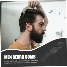 VICASKY Skull Style Beard Comb for Men Lightweight Retro Design Hair Styling Tool for Grooming and Beard Care