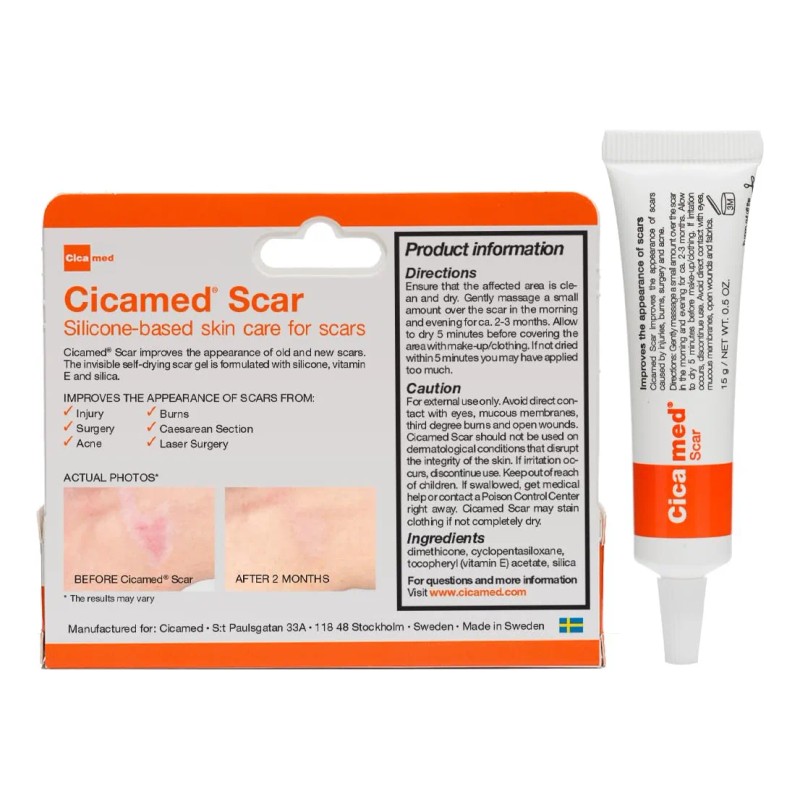 Gel De Silicona Cicamed Para Cicatrices Quirúrgicas, 15 G