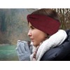 Vanessa & Melissa SB1015 Ladies’ Knitted Bow Headband, Lined with