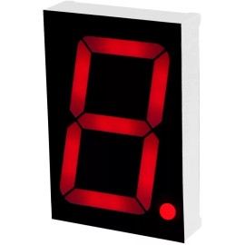 Unbranded 1 Inch 7-Segment Red LED Display Common Cathode Large 10106AH Digital Tube