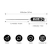 YYAOEMI Digital Kitchen Thermometers with Large LCD Screen Long Probe